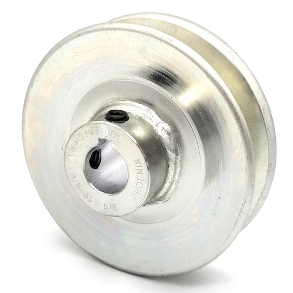 Terre Products V-Groove Drive Pulley - 3.5'' Dia. - 5/8'' Bore - Steel 235058 - main